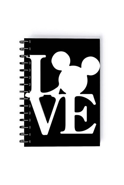 Generic Spiral A5 Notebook Mickey Mouse Love Contemporary Pop Art Mickey Stre...