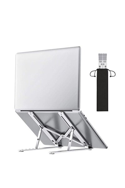 Generic Adjustable Laptop Stand – Portable Foldable Riser Compatible with Mac...