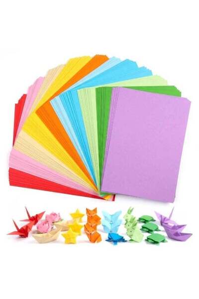 Generic Coloured Card, 100 Sheets, A4 80gsm Coloured Art Paper, 10 Colours Ar...