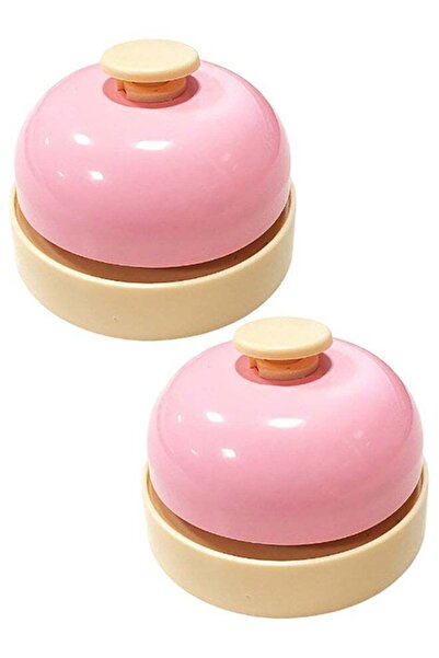 Generic 2Pcs Pink Desk Call Bells, 2.52" Front Desk Service Bell for Office, ...