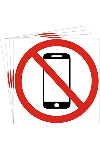 Generic ARS® No Cellphone Use/No Mobile Phone Allowed - Self Adhesive Peel an...