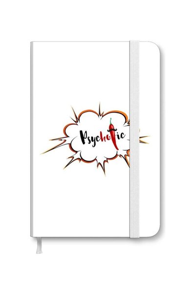 Generic Designer A5 Thick Hardcover Notebook - Psychotic Multicolour
