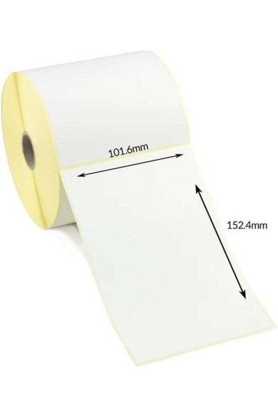 Generic Sticker Label Size 100 mm x 150 mm for Barcode Label Thermal used as ...