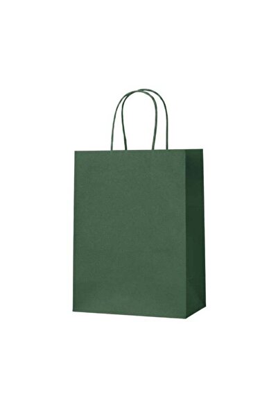 Generic Green Paper Party Bags - Pack of 8