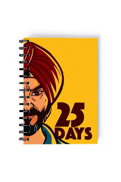 Generic Spiral A5 Notebook Sacred Games Netflix Sartaj 25 days TV Series