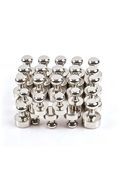 Generic Heavy Duty Metal Magnetic Push Pins 20x25mm, Pack of 6 – High-Power N...