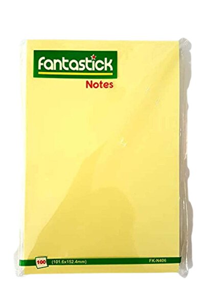 Generic Removable Self Stick Notes 101.6 x 152.4mm FK-N406 Yellow