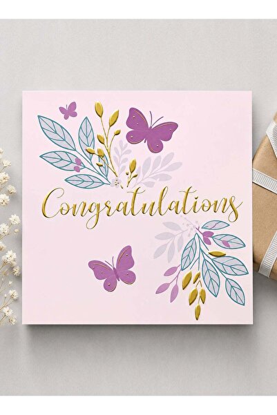 Generic Congrats Greeting Card, Cheerful Congratulations Message for Achievem...
