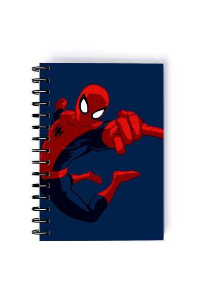 Generic Spiral A5 Notebook Spider Man Blue Swing Avengers Peter Parker MCU