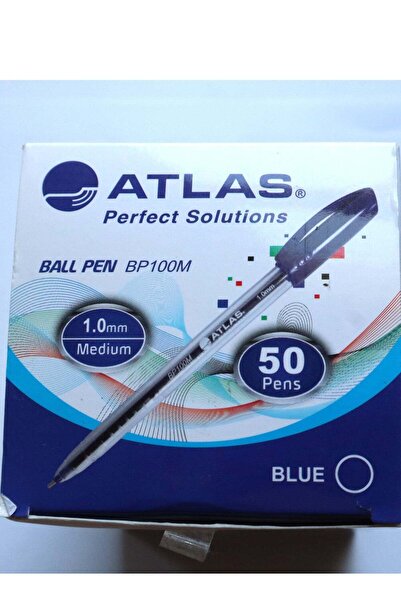 Generic Atlas Ball Pen - 1.00MM 50PCS Box- Blue