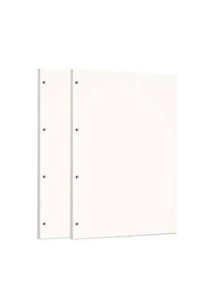 Generic Zelten 2 Pack A4 90 Sheets/180 Pages Blank Loose Leaf Punched Paper R...