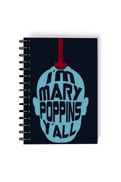 Generic Spiral A4 Notebook Guardians of the Galaxy Mary Poppins Quote Cyberpu...