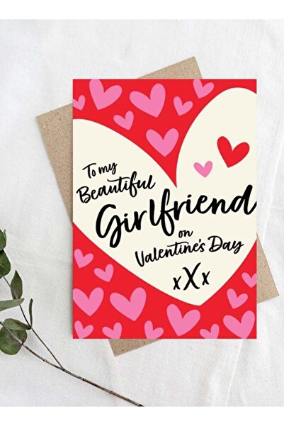 Generic Beautiful Girlfriend, Valentine's Greeting Card