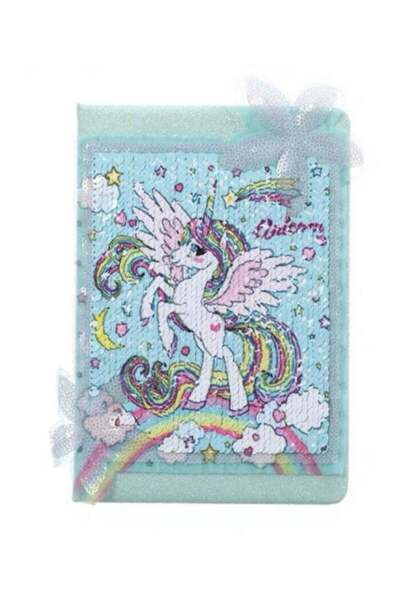 Generic 1-Piece A5 Unicorn Pattern Notebook Notepad Multicolor