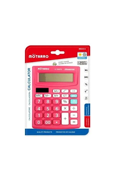 Generic MOTARRO Mini Portable Calculator MI025-5, 12-Digit Display, Portable ...