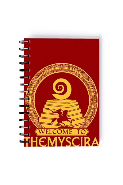Generic Spiral A5 Notebook Wonder Woman Themyscira Logo Super Woman