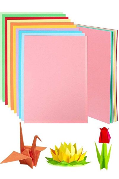 Generic A4 Coloured Cardstock, 100 Sheets, 10 Bright Colors 180 GSM, Double S...