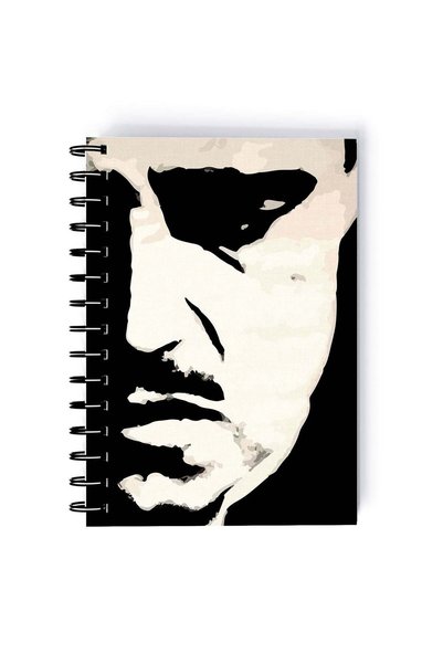 Generic Spiral A4 Notebook The Godfather Don Corleone Closeup Classic Movie A...
