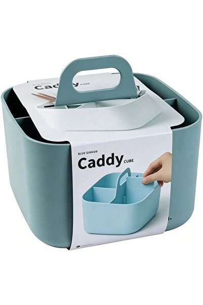 Generic Multiuse Caddy Organizer with Handle, Portable Divided Plastic Tote B...