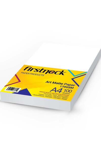 Generic 170GSM White Cardstock A4 100 Sheets Art Matt Paper for Brochures, Fl...