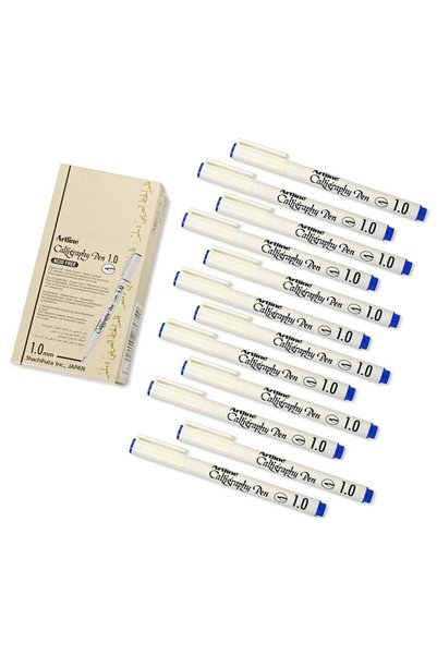 Generic Artline 12 Pieces EK-241N/AB Arabic Caligraphy Pen Acid Free, Line 1....