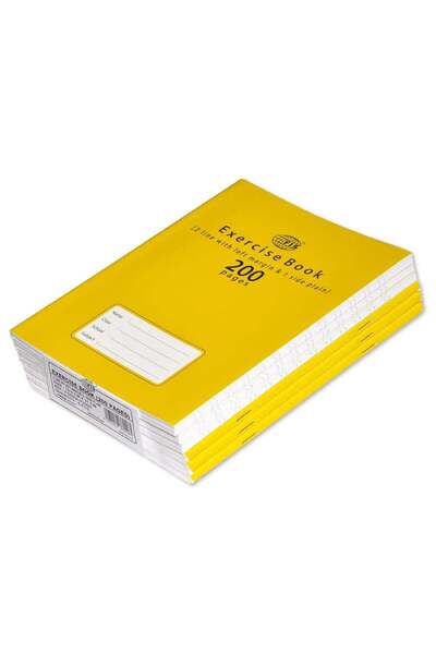 Generic Exercise Book 200 Pages, 2 Line, 1 Side - Plain, Size 16.5 X 21 Cm, P...