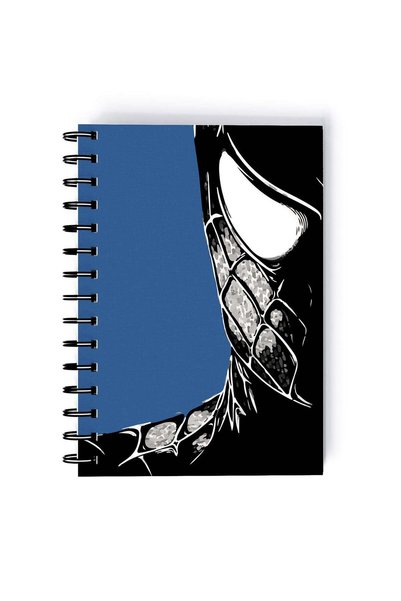 Generic Spiral A4 Notebook Spider Man Peter Parker MCU Blue Mask Avengers