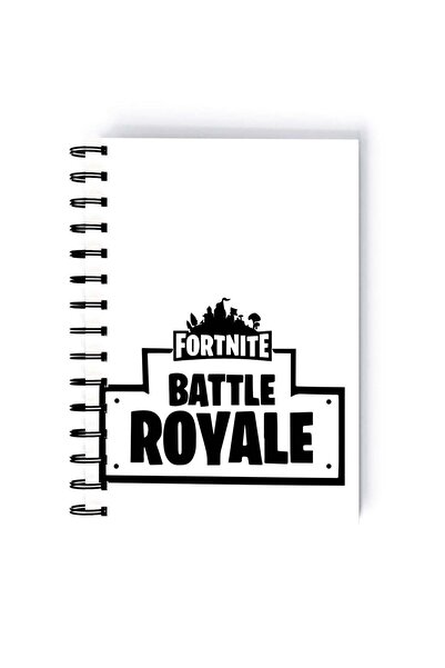 Generic Spiral A5 Notebook Fortnite Gaming Gear Epic Games White