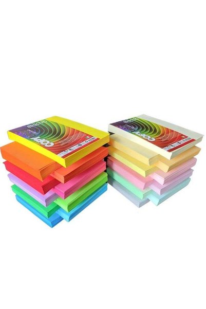 Generic BRUSTRO Copytinta Mixed Bright & Soft Colour Craft Paper| A4 Size | 8...