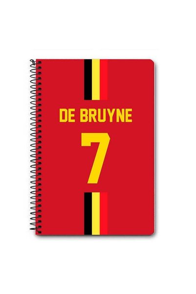 Generic Designer A5 Spiral Notebook Memo Notepad Journal - Football Team - Be...
