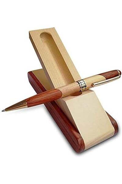 Generic Luxury Wooden Ballpoint Pen Gift Set with Business Pen Case Display, ...