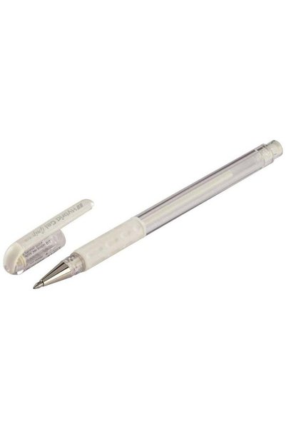 Generic Pentel K118LW Hybrid Rollerball Pen White - Single Pen