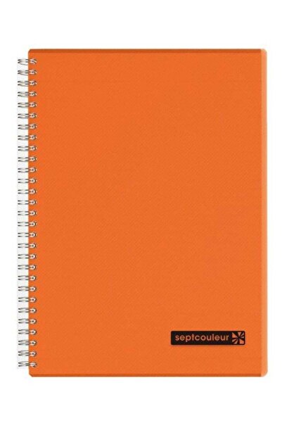 Generic A4 Size Spiral Notebook Orange Cover