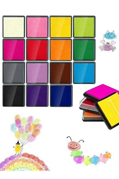 Generic 15 Colors Ink Pad Set for Stamps, 1.58"Professional Craft Ink Pads fo...