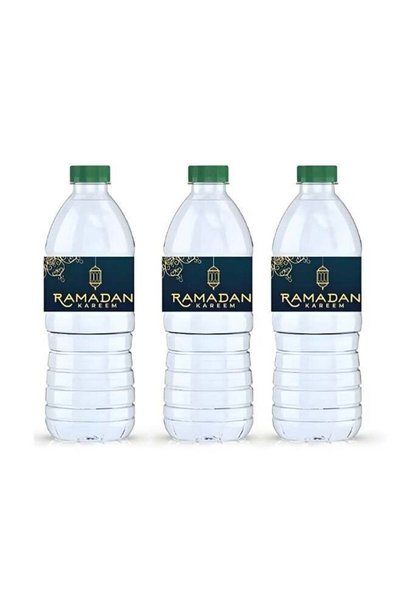 Generic Ramadan Water Bottle Sticker Labels for Ramadan Party Decorations Sup...