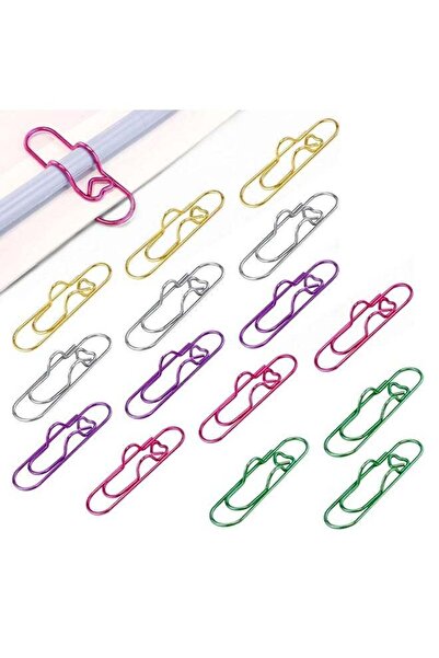 Generic 15 Pcs Colorful Metal Pen Clips, Pen Holder Clips for Notebook Journa...