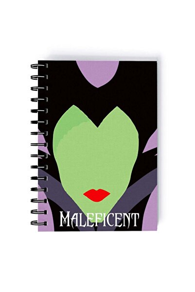 Generic Spiral A5 Notebook Maleficent Classic Disney Villain Gothic Queen Aes...