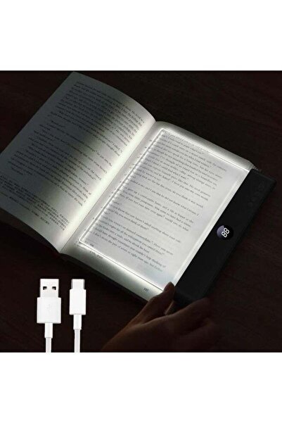 Generic Book Light, Rechargeable Clear LED Flat Reading Light with 3 Colors &...