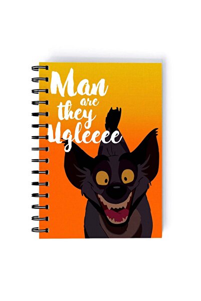 Generic The Lion King Love Quote Printed Spiral A5 Notebook Yellow/Orange/Red