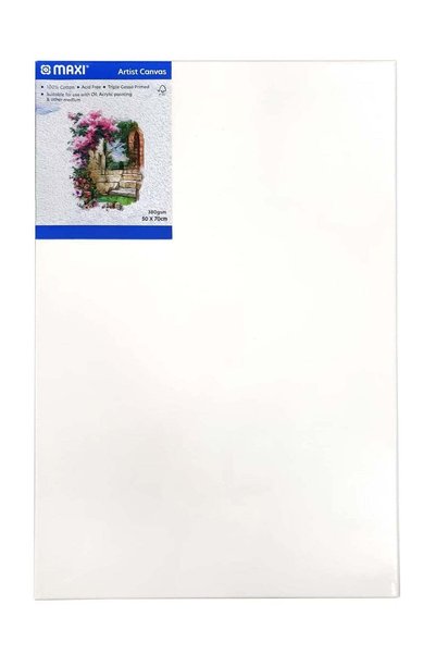 Generic 1-Piece Stretched Canvas 50x70cm Size