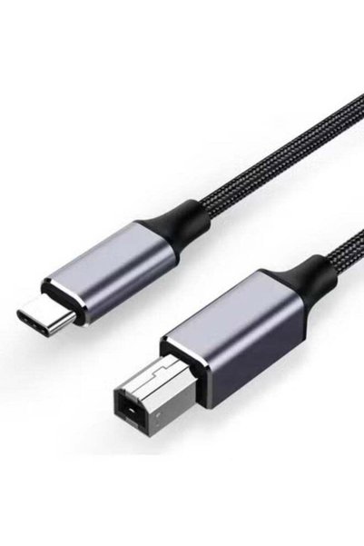 Generic 1M Type C to USB B 2.0 Data Cable USB C Male to USB B Male Adapte Cab...