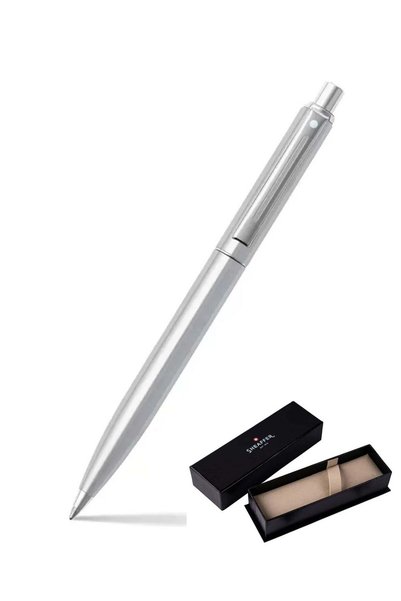 Generic Sentinal Ballpoint Pen With Chrome Trim And Brushed Chrome Barrel In ...