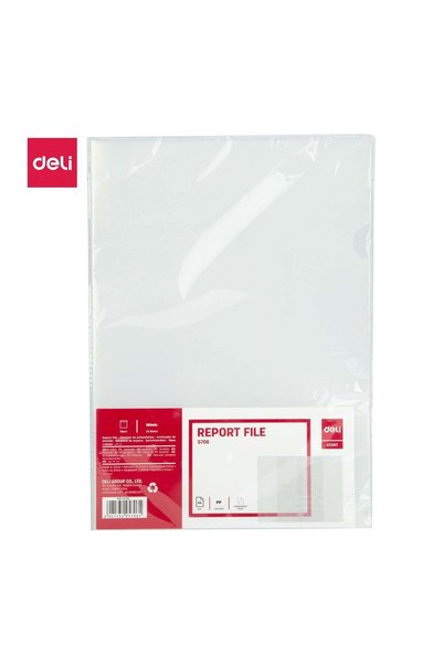 Generic Deli E5706 A4 Report File, PP Transparent Cover Document Holder – Ide...