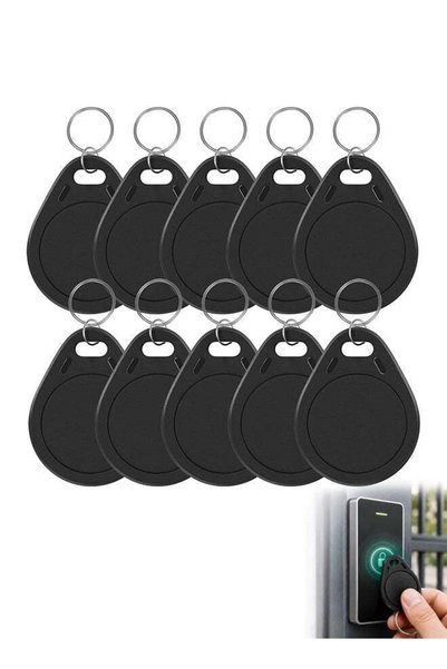 Generic NFC Tags Tag215 NFC Keytags Black NFC fob Rewritable NFC 215 Tag NFC ...