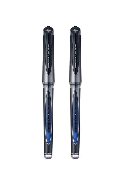 Generic 2-Piece Gel Impact Broad Gel Pen 1.0mm Tip Blue Ink