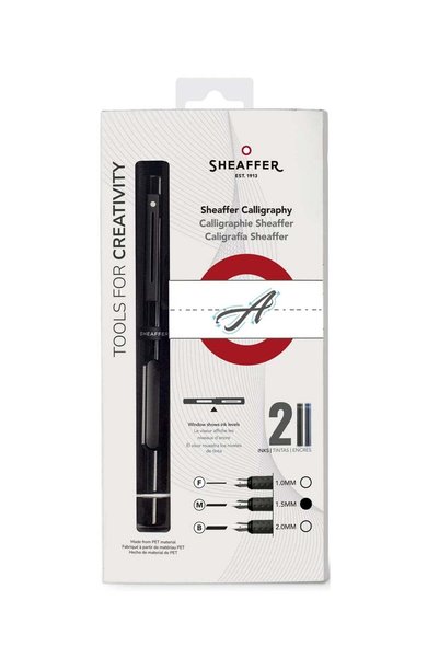 Generic Calligraphy Pen Medium 1.5mm Tip With Two Ink Cartridges