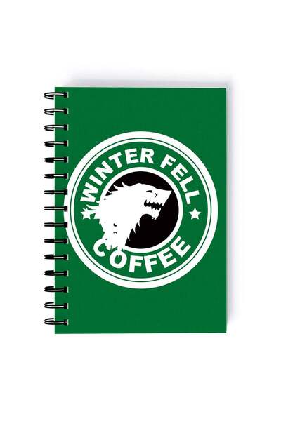Generic Spiral A5 Notebook Green Logo Game of Thrones Starbucks