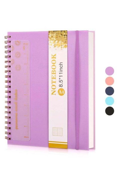 Generic HOME-MART Notebook, A4 Large Purple Notebooks for Women Men, 8.5” X 1...