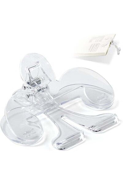 Generic Book Clip, Book Page Holder for Reading, Transparent Book Clip Adopts...