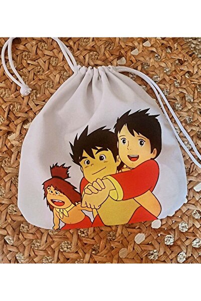 Generic Kids Drawstring Gift Bag – Adnan & Lina Theme Reusable Party Favor Ba...